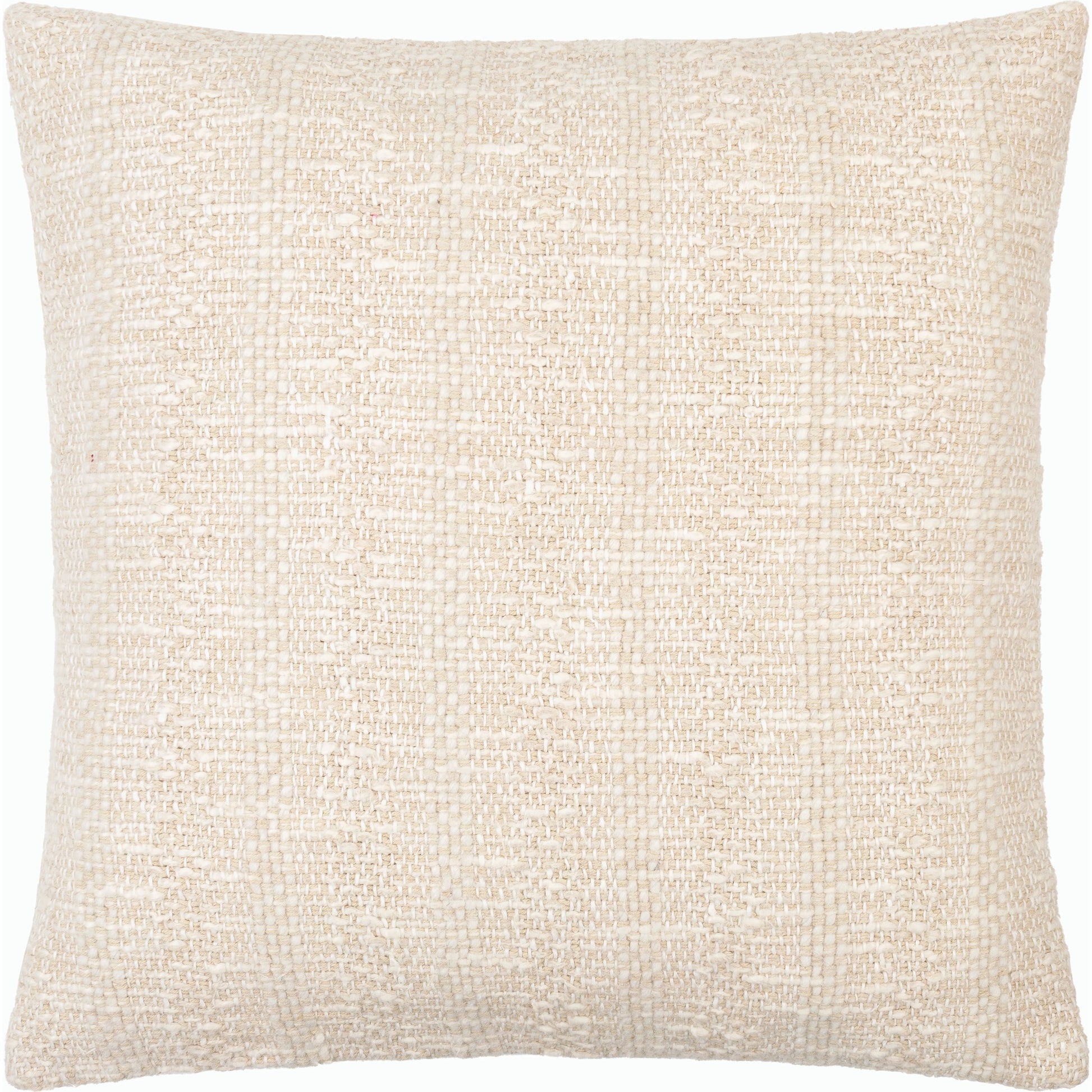 Nicki Accent Pillow - 534383 by Surya in pearl, off-white, white, ash. Made from cotton, linen in a modern style.