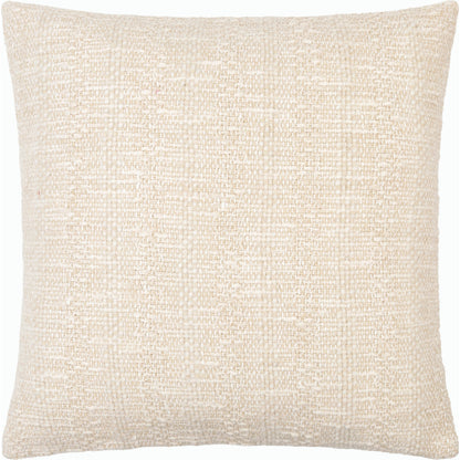 Nicki Accent Pillow - 534383 by Surya in pearl, off-white, white, ash. Made from cotton, linen in a modern style.