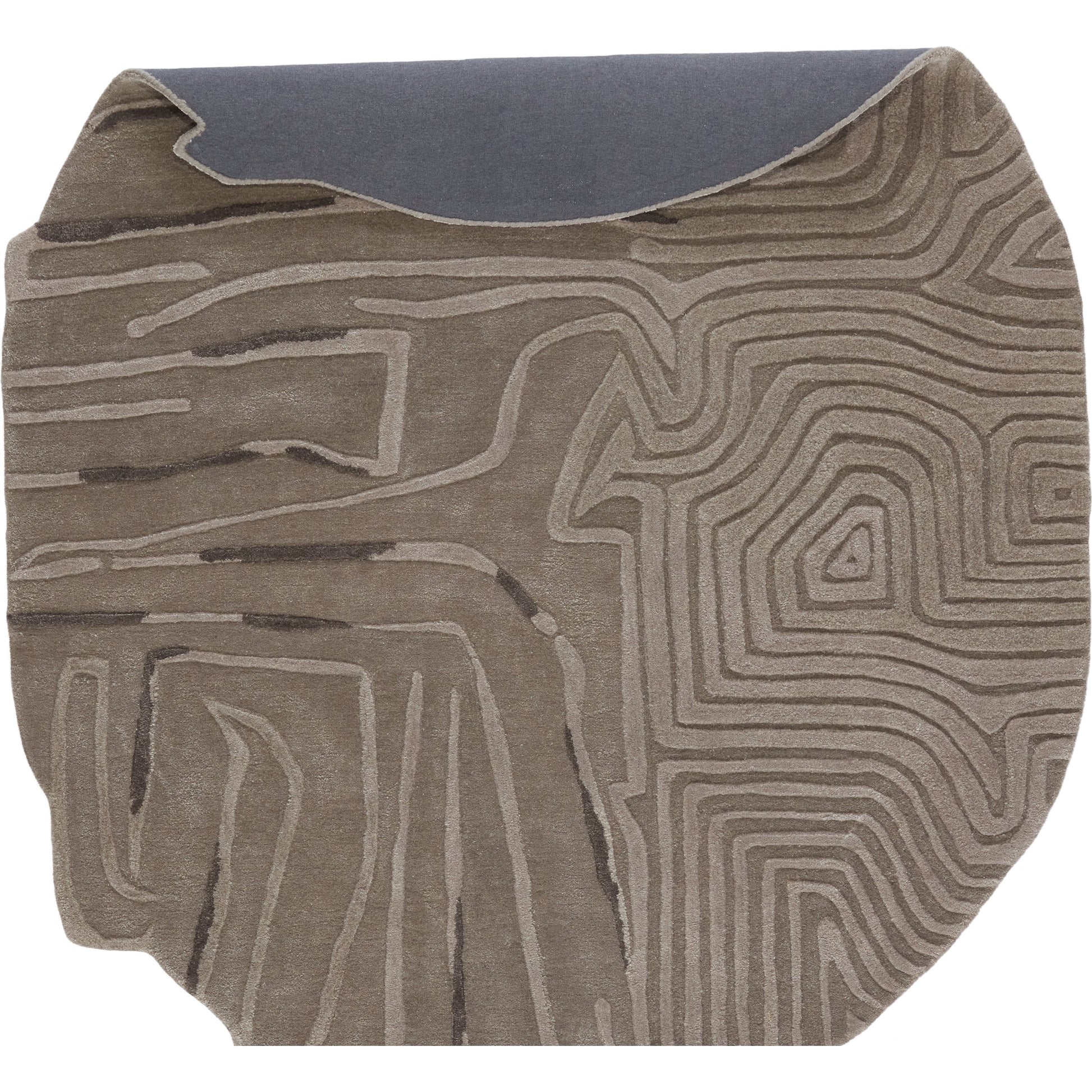 Iconic ICO07 Rug by Jaipur Living in gray. Made from 65% viscose 35% wool in a unique style.