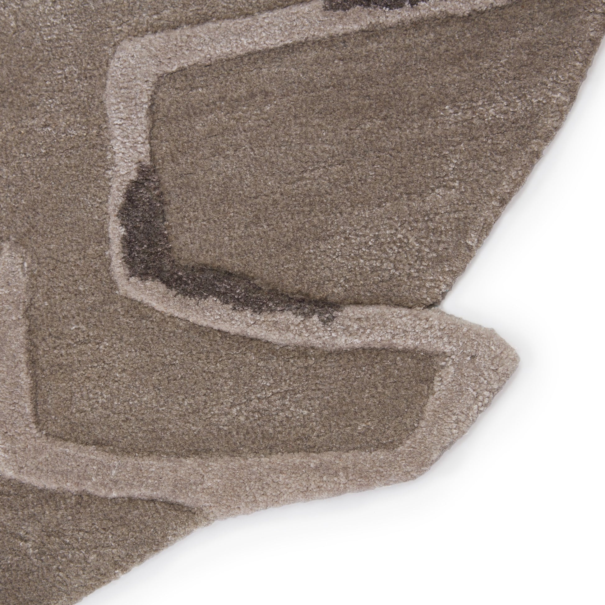 Iconic ICO07 Rug by Jaipur Living in gray. Made from 65% viscose 35% wool in a unique style.