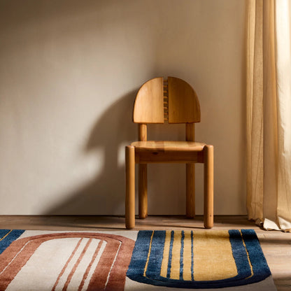 Iconic ICO17 Rug by Jaipur Living in navy, red. Made from 60% wool 40% viscose in a unique style.