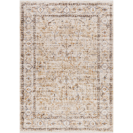 Inception Rug - 489858 by Surya in light beige, oatmeal, white, charcoal, tan, burnt orange. Made from face: 100% polyester, warp: 100% jute in a unique style.