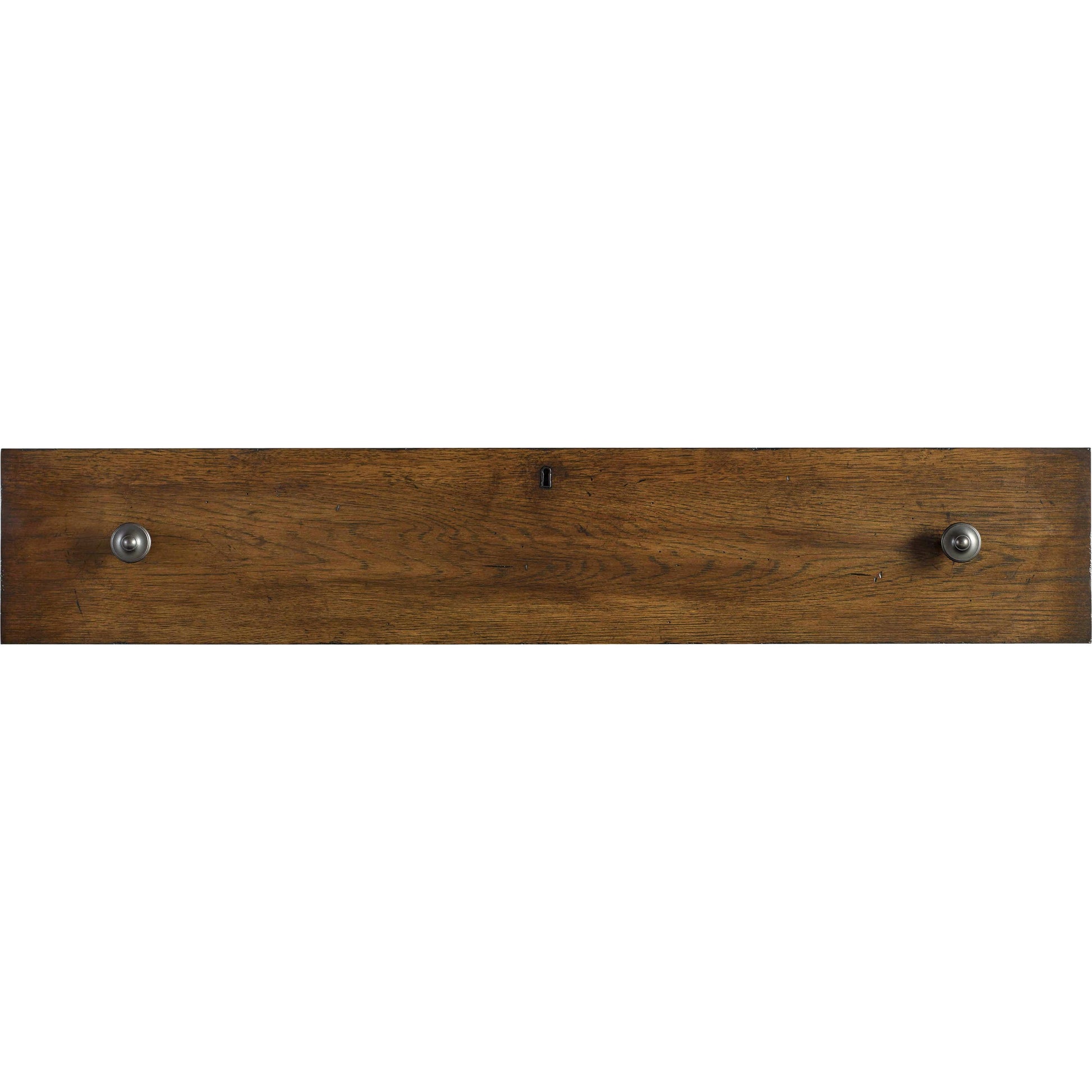 Archivist Bureau by Hooker Furniture in pecan. Made from pecky pecan veneers, felt in a cottage & farmhouse style.