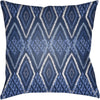 Blue, White / ID-001 / 18" x 18"