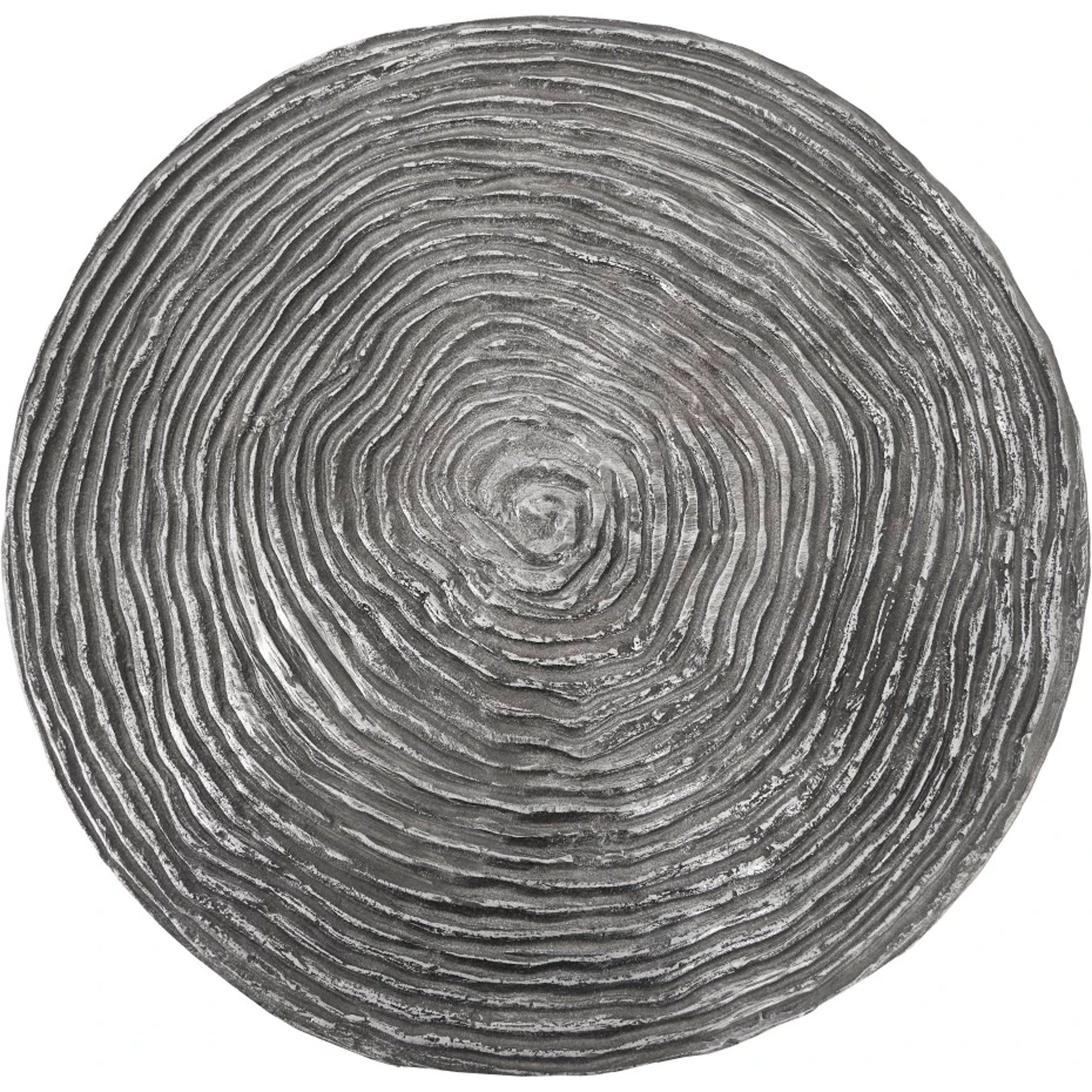 Ripple Side Table by Phillips Collection in silver, black and silver, black. Made from metal in a eclectic & global style.