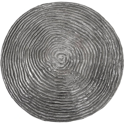 Ripple Side Table by Phillips Collection in silver, black and silver, black. Made from metal in a eclectic & global style.