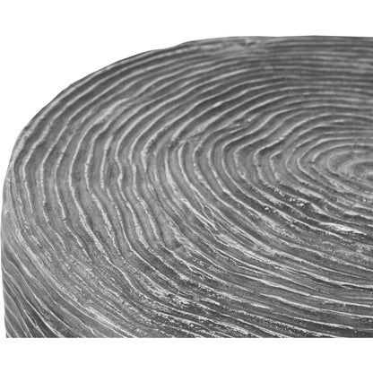 Ripple Side Table by Phillips Collection in silver, black and silver, black. Made from metal in a eclectic & global style.