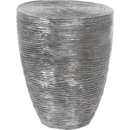Ripple Side Table by Phillips Collection in silver, black and silver, black. Made from metal in a eclectic & global style.