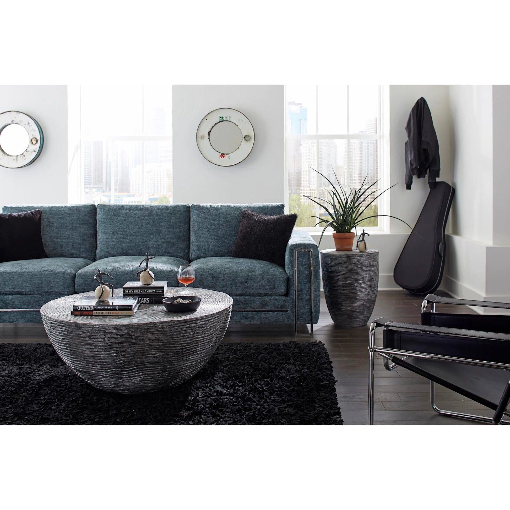 Ripple Coffee Table by Phillips Collection. Made from unique in a modern style.