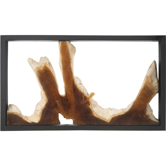 Framed Root Wall Art by Phillips Collection in black. Made from wood, metal in a eclectic & global style.
