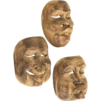 Indonesian Masks by Phillips Collection. Made from wood in a eclectic & global style.