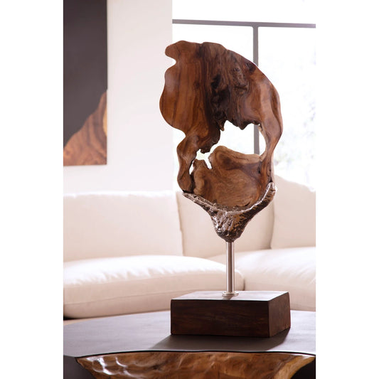 Metallurgy Wood Sculpture by Phillips Collection. Made from unique in a modern style.