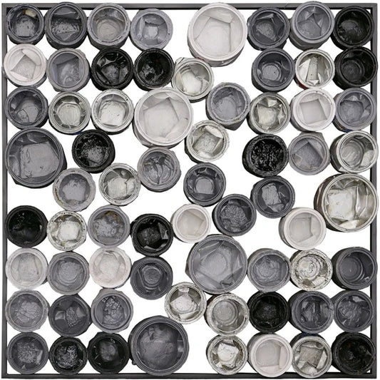 Paint Can Square Wall Art by Phillips Collection. Made from metal in a modern style.