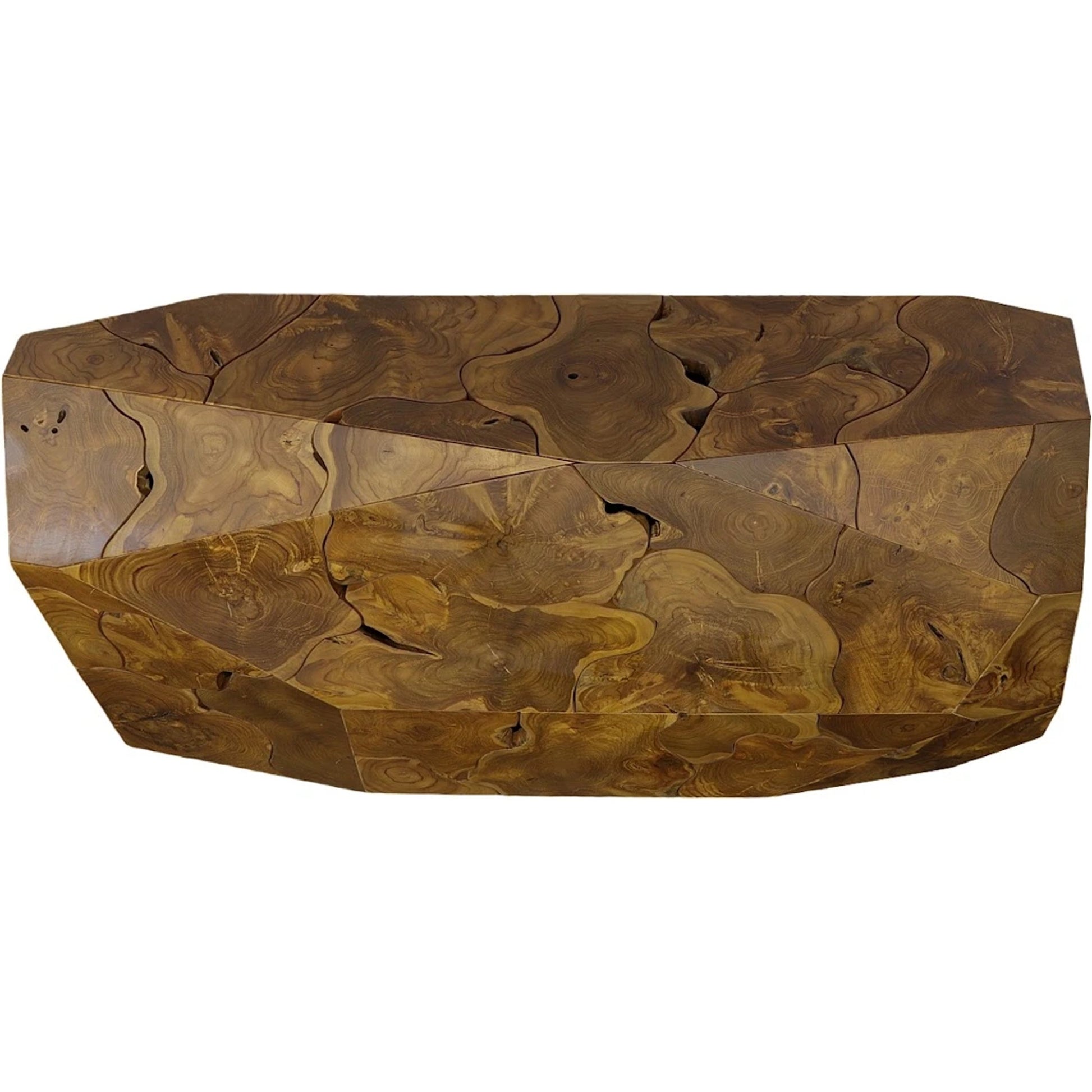 Prism Console Table by Phillips Collection. Made from unique in a rustic style.