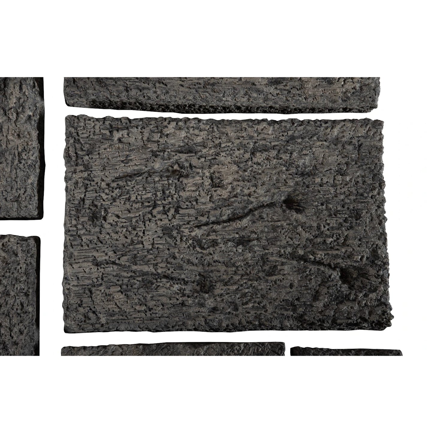 003 SI-2138197 | Closeup | Etched Rock Puzzle Wall Tiles (Set of 9) by Phillips Collection in gray. Made from resin in a modern style.