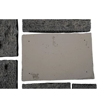 Etched Rock Puzzle Wall Tiles (Set of 9) by Phillips Collection in gray. Made from resin in a modern style.