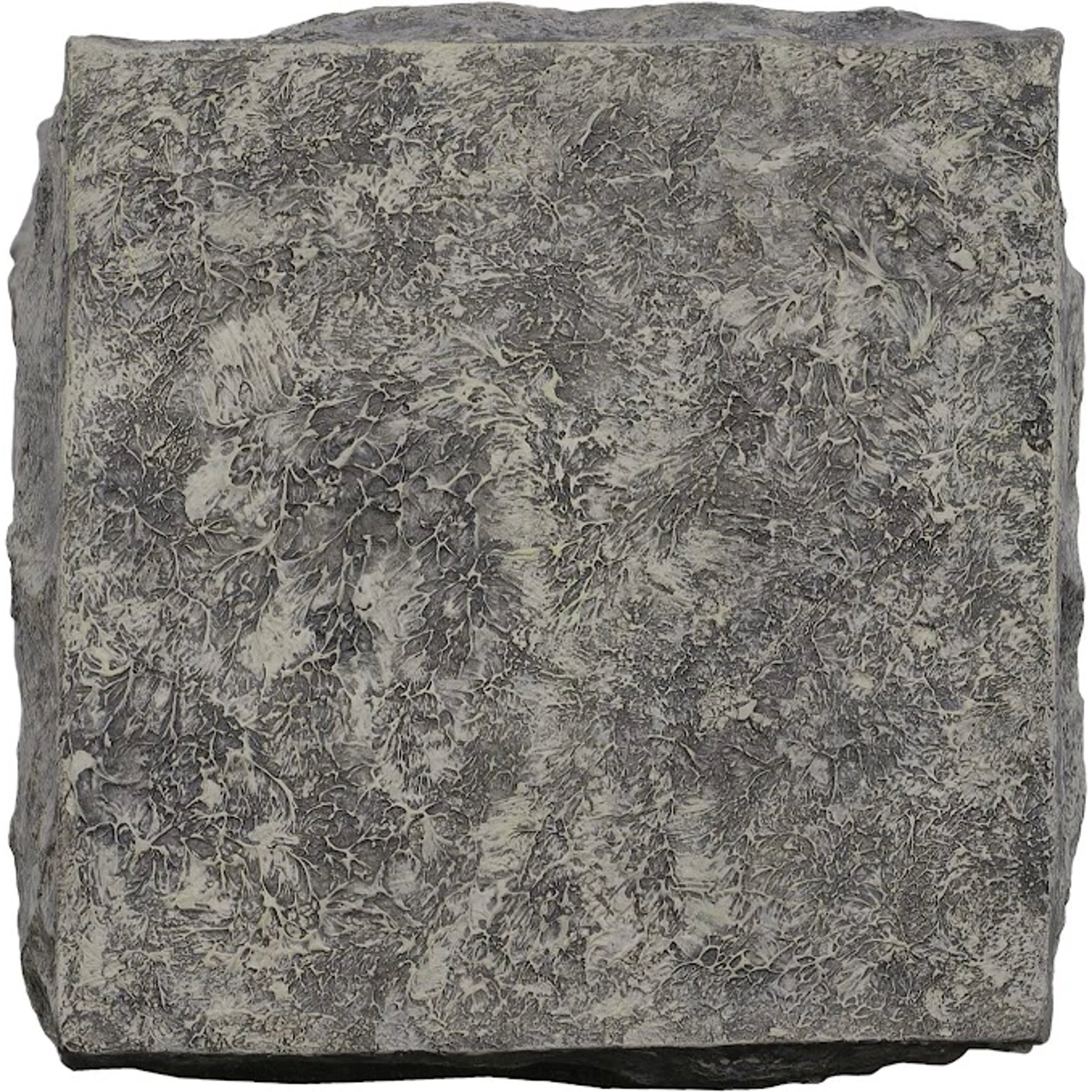 Cast Stone Pedestal by Phillips Collection in gray. Made from resin in a rustic style.