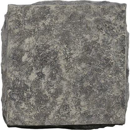 Cast Stone Pedestal by Phillips Collection in gray. Made from resin in a rustic style.