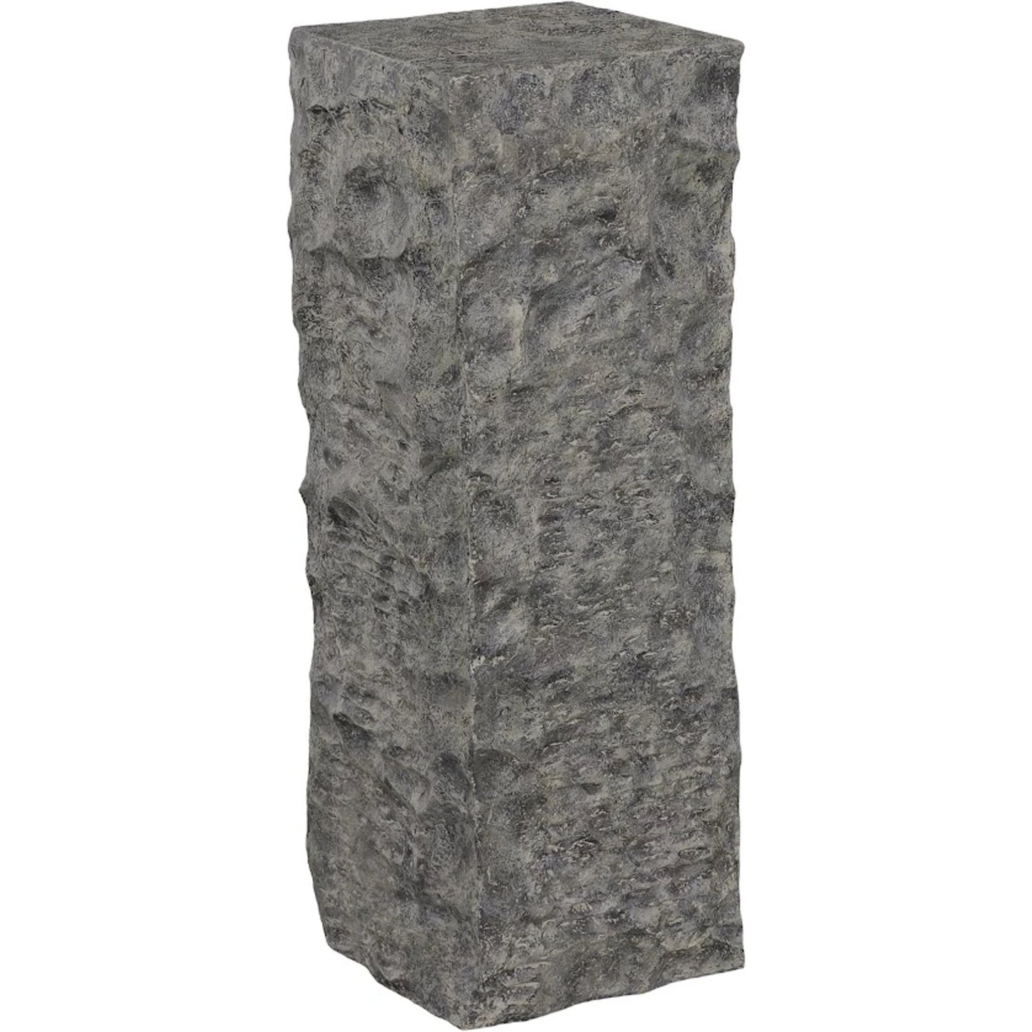 001 SI-2138185 | Primary Silo | Cast Stone Pedestal by Phillips Collection in gray. Made from resin in a rustic style.