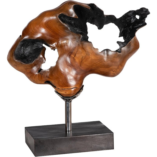 Metallurgy Wood Sculpture by Phillips Collection. Made from unique in a modern style.