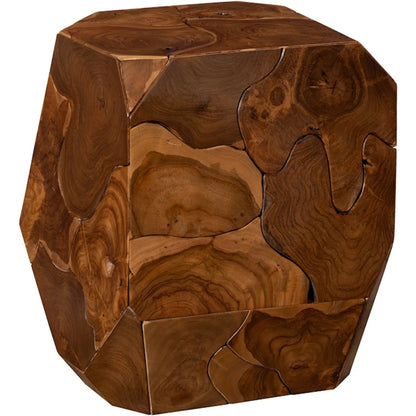 Prism Side Table by Phillips Collection. Made from wood, teak in a unique style.