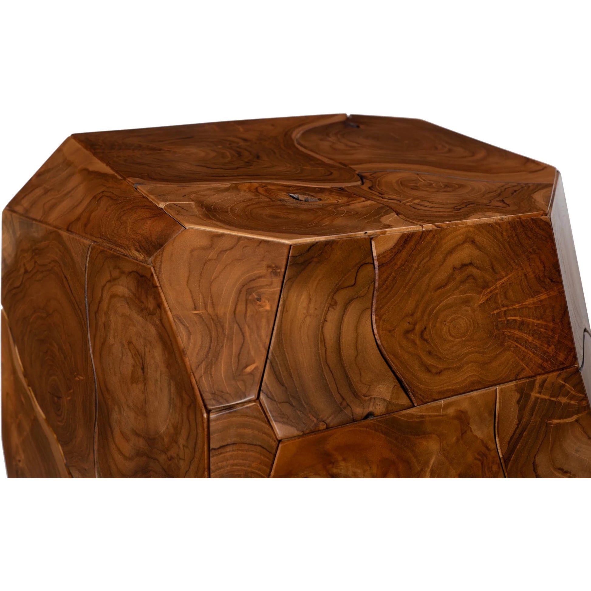 Prism Side Table by Phillips Collection. Made from wood, teak in a unique style.