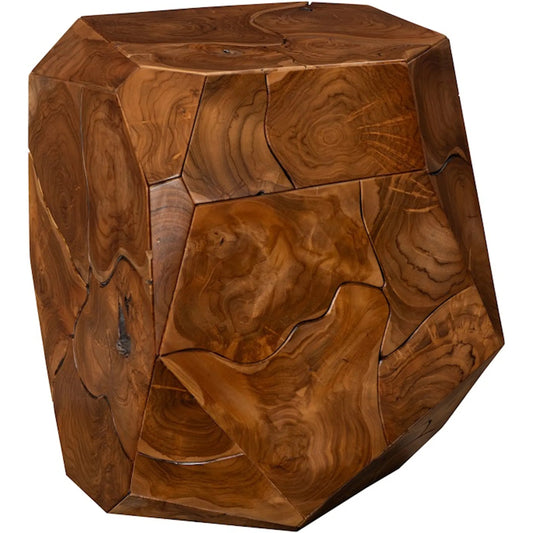 001 SI-2452531 | Primary Silo | Prism Side Table by Phillips Collection. Made from wood, teak in a unique style.