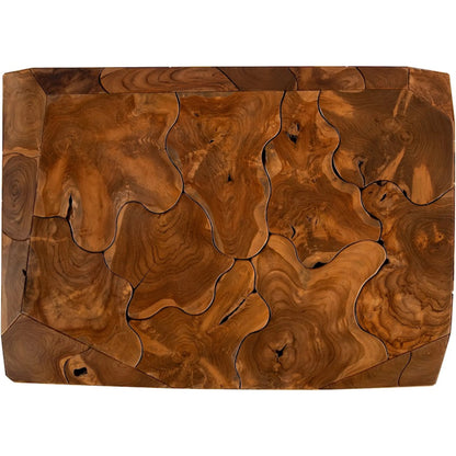 Prism Coffee Table by Phillips Collection. Made from wood, teak in a unique style.