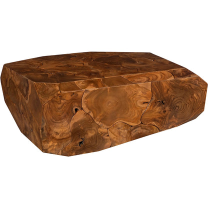 Prism Coffee Table by Phillips Collection. Made from wood, teak in a unique style.
