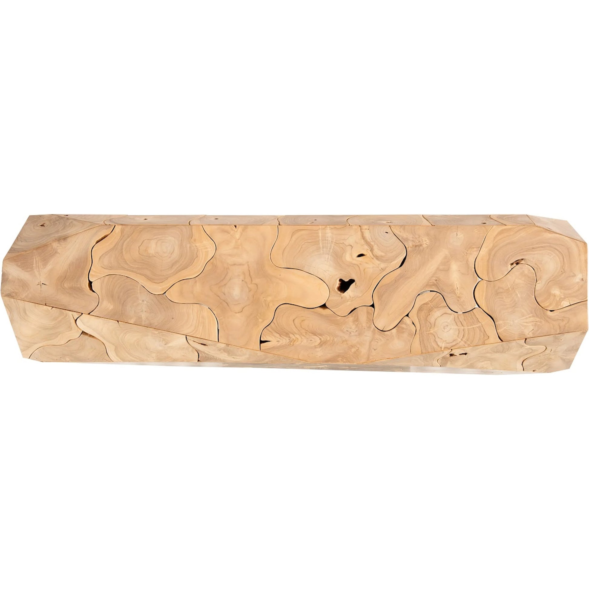 Prism Console Table by Phillips Collection. Made from unique in a rustic style.