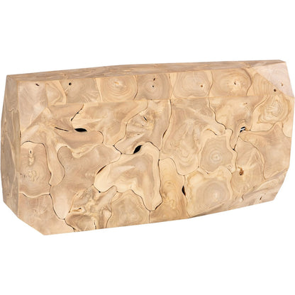 Prism Console Table by Phillips Collection. Made from unique in a rustic style.