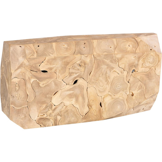 Prism Console Table by Phillips Collection. Made from unique in a rustic style.