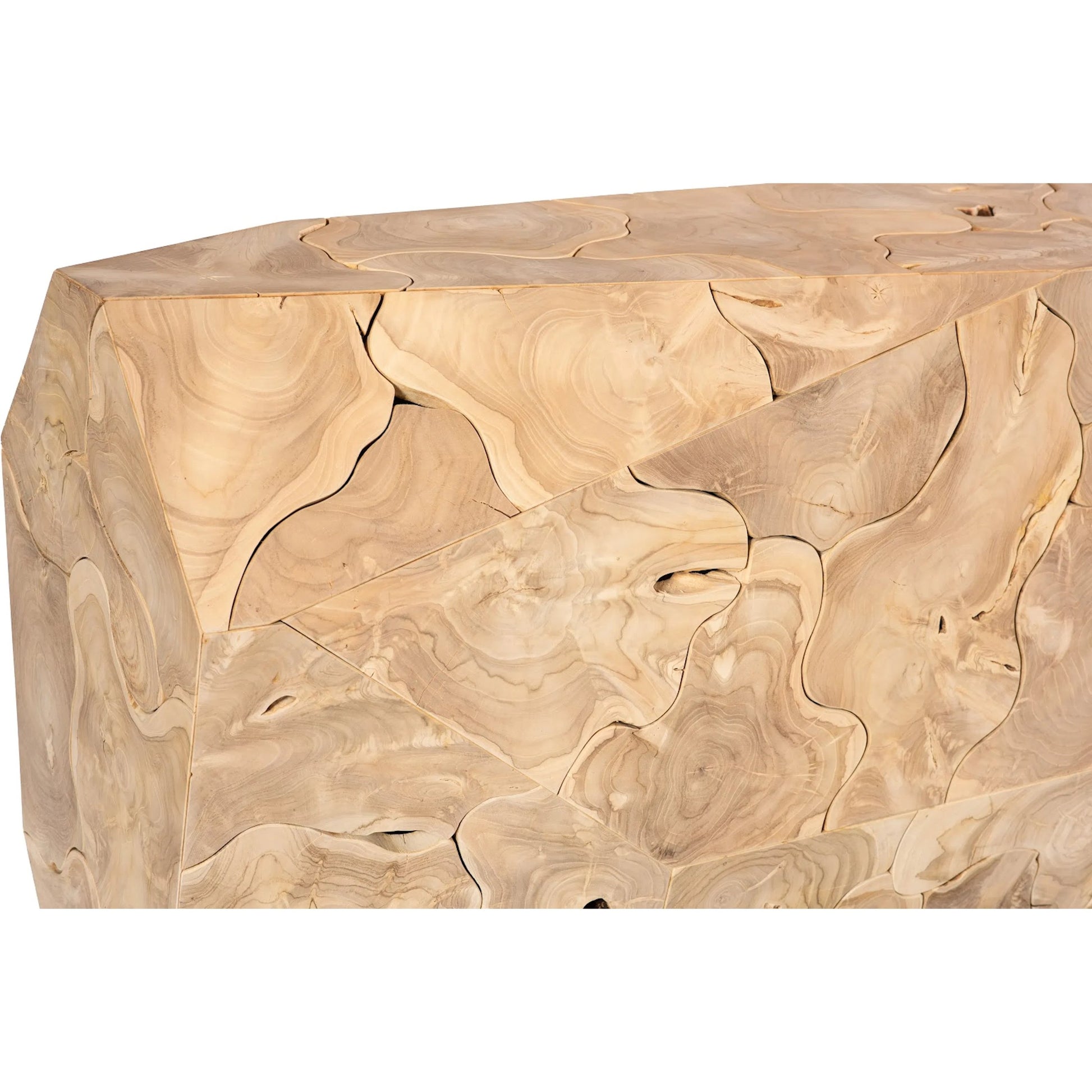 Prism Console Table by Phillips Collection. Made from unique in a rustic style.