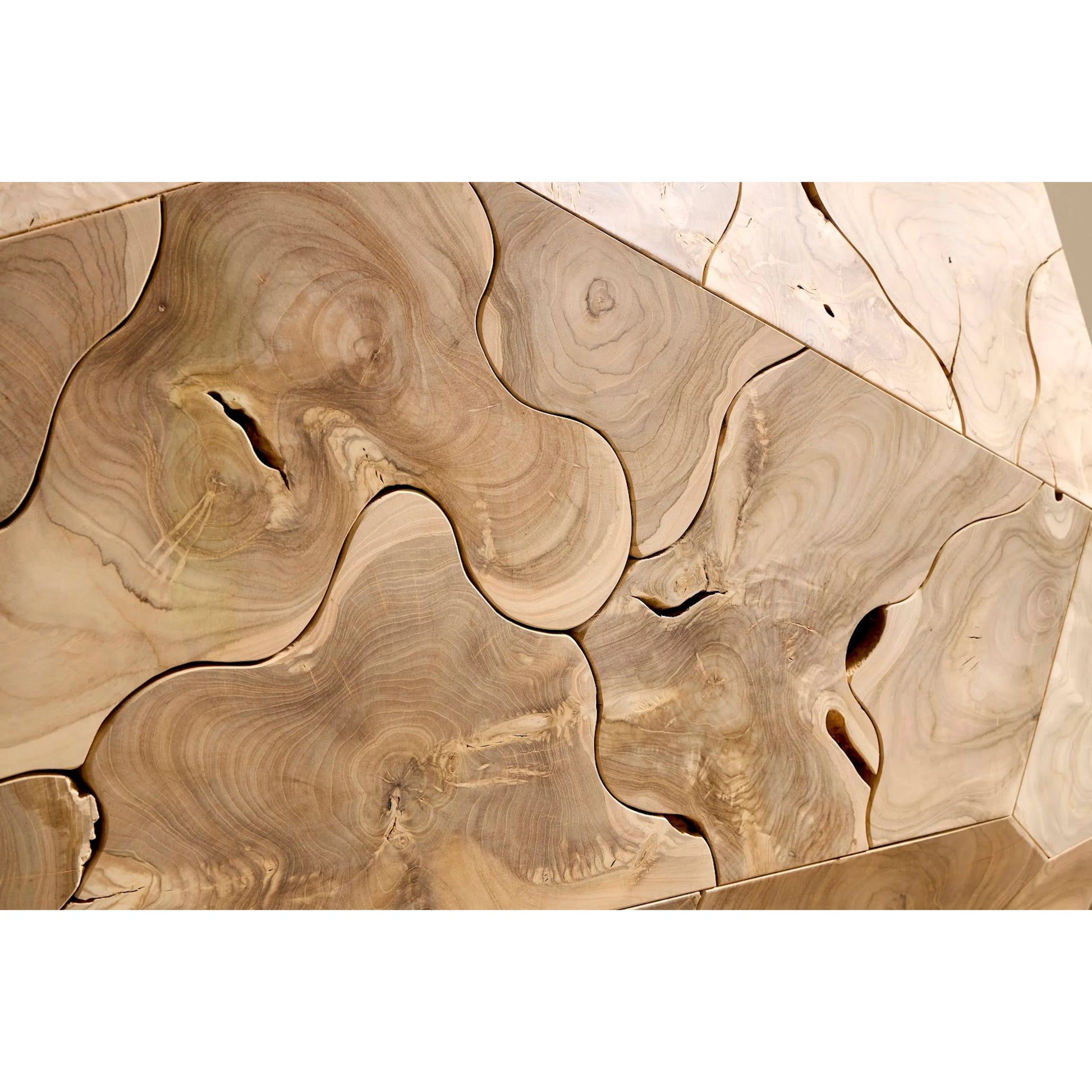 Prism Console Table by Phillips Collection. Made from unique in a rustic style.