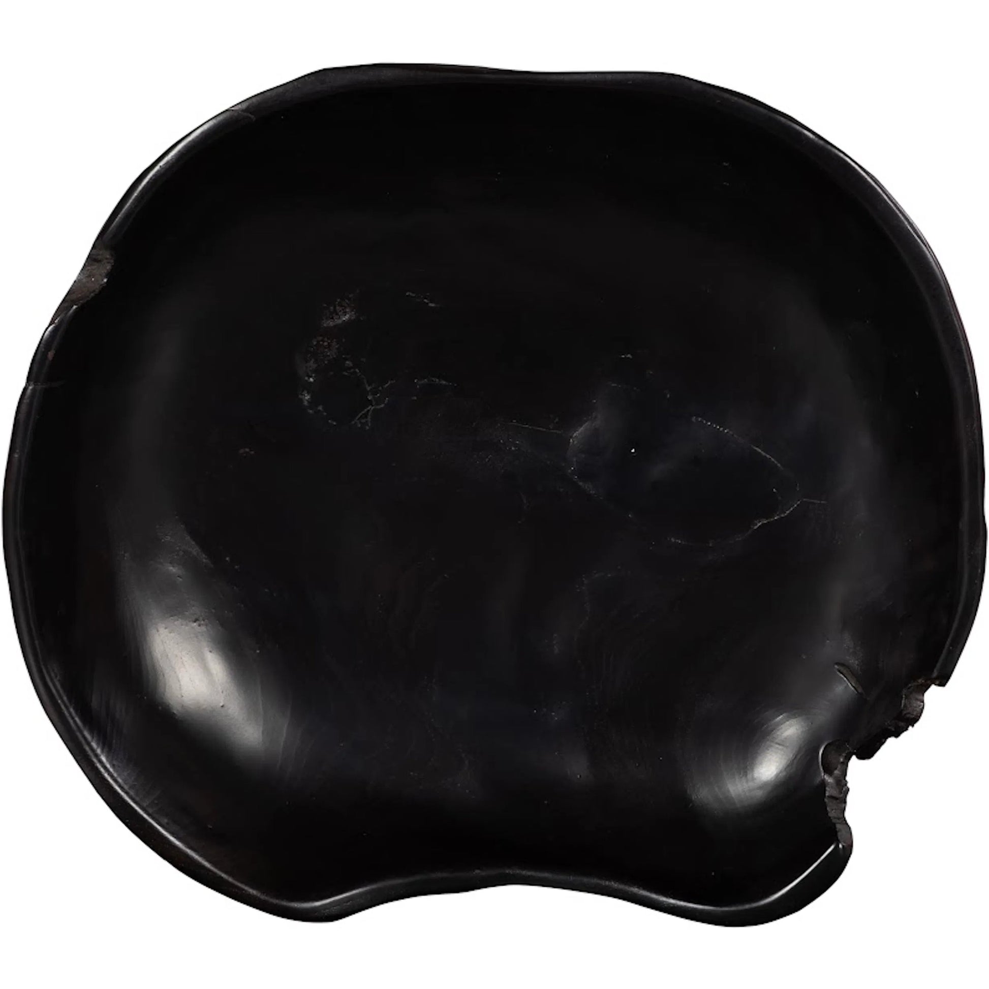 Teak Black Wood Bowl by Phillips Collection in black. Made from wood, teak in a modern style.