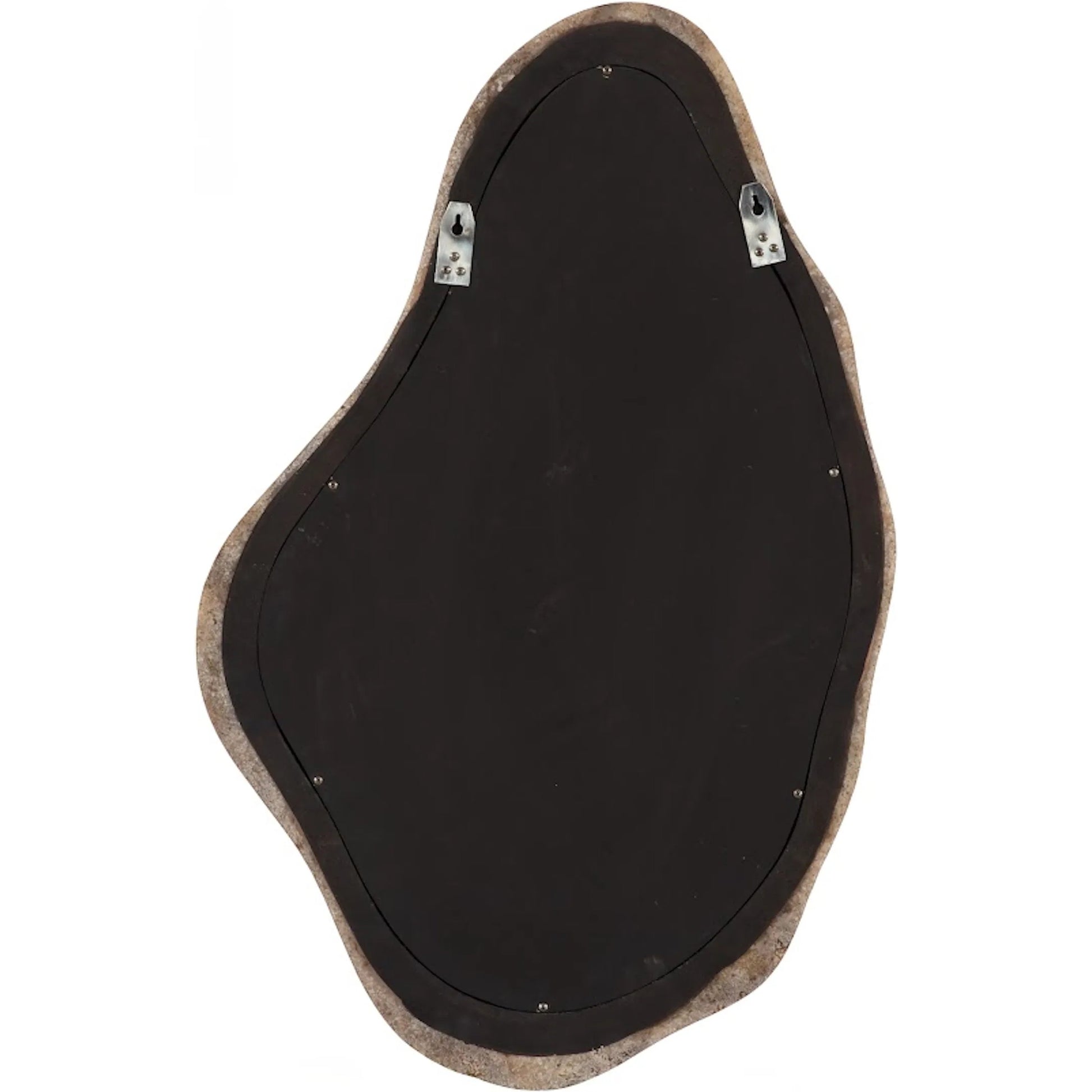Quartz Crystal Mirror by Phillips Collection in beige, off white. Made from glass, stone, quartz in a unique style.