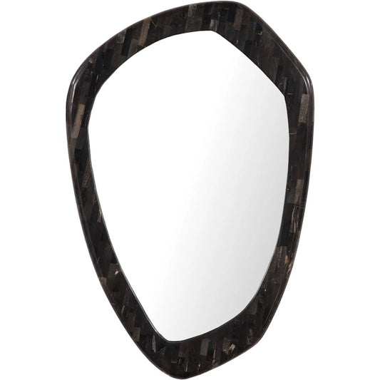 Morphic Petrified Mirror Frame by Phillips Collection in black. Made from unique in a unique style.