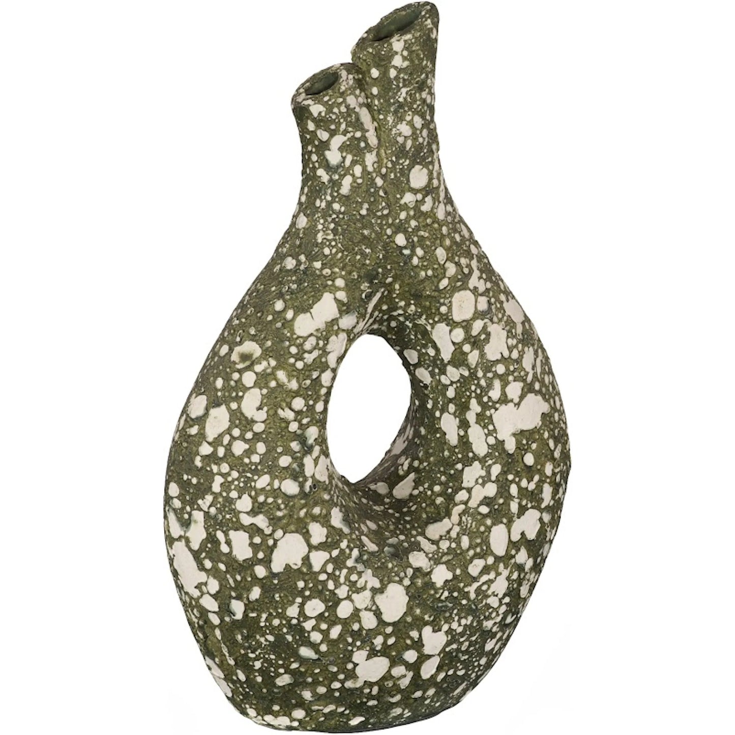 002 SI-2527667 | Primary Silo | Oil Vase by Phillips Collection in olive, white. Made from unique in a unique style.