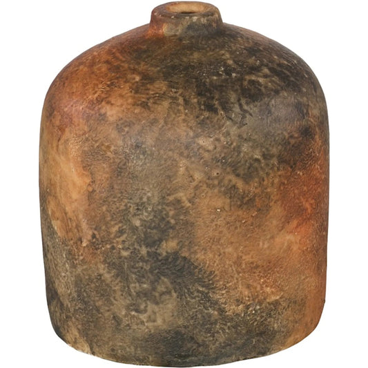 Raw Umber Stem Vase by Phillips Collection in amber. Made from ceramic in a unique style.