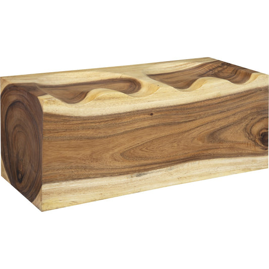 Suar Double Bench by Phillips Collection in brown. Made from wood in a eclectic & global style.