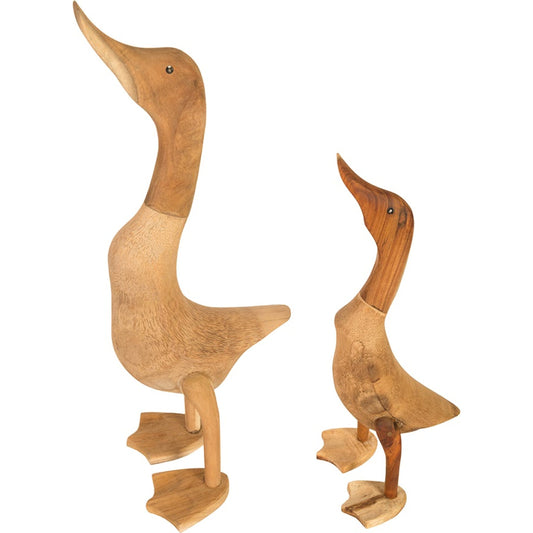 Wood Duck by Phillips Collection in brown. Made from wood, chamcha in a eclectic & global style.