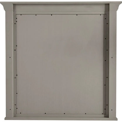 Abbotts Glen Dresser Mirror by Pulaski Furniture in windmill grey. Made from split heart cathedral oak in a transitional style.