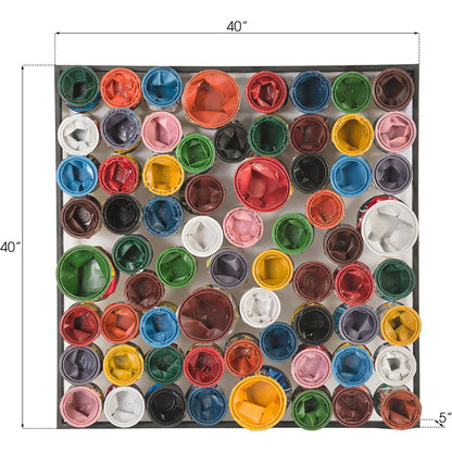 Paint Can Square Wall Art by Phillips Collection. Made from metal in a modern style.