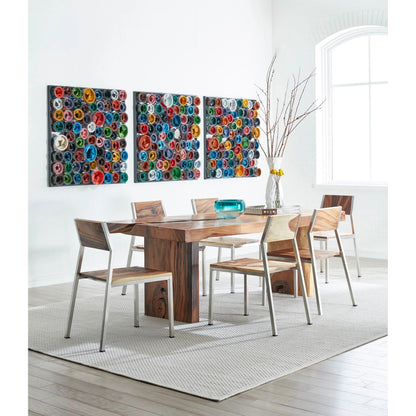 Paint Can Square Wall Art by Phillips Collection. Made from metal in a modern style.