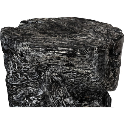 Black Wash Root Side Table by Phillips Collection in black, gray and black wash. Made from wood in a eclectic & global style.
