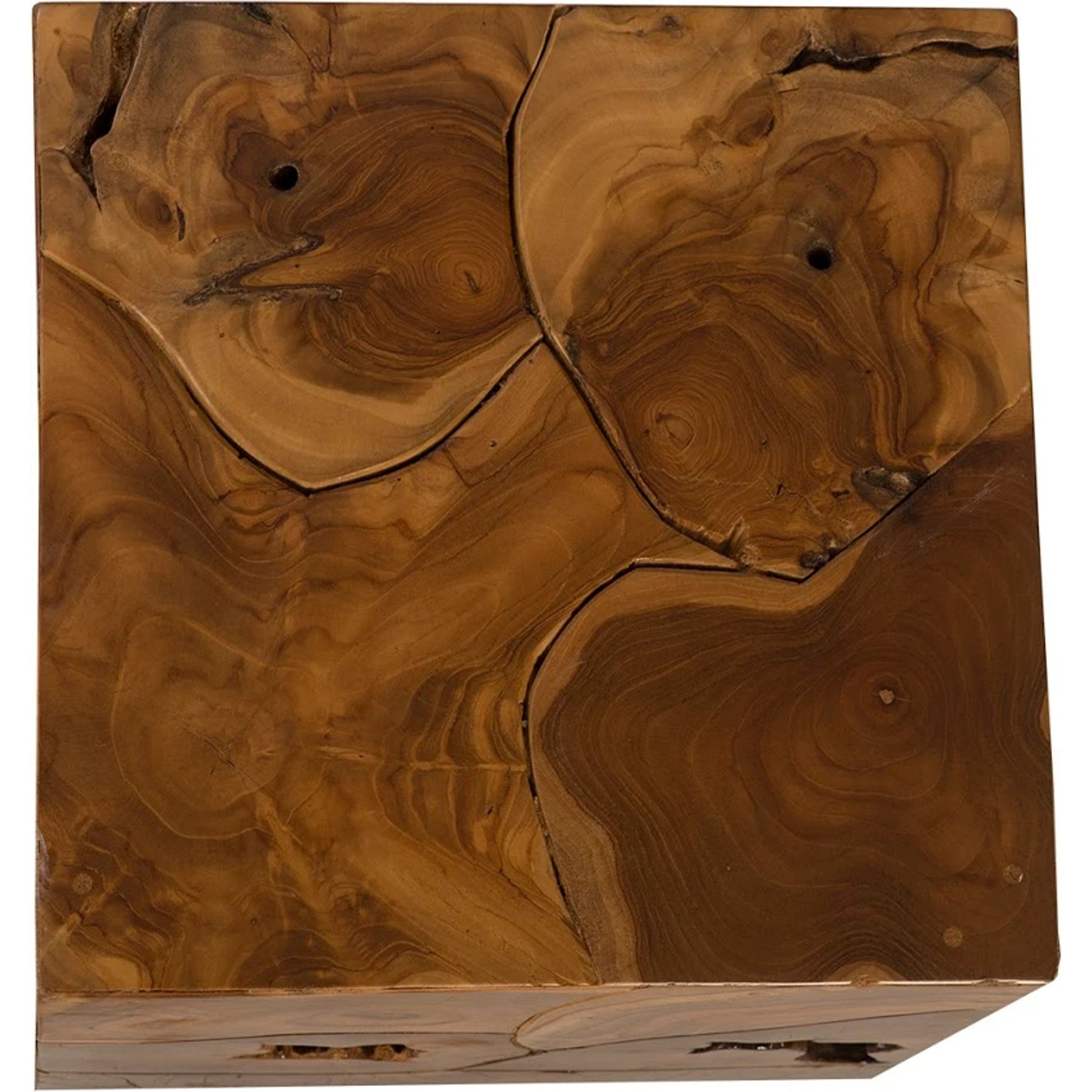 Teak Slice Side Table by Phillips Collection in brown. Made from wood, teak in a eclectic & global style.