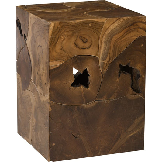 Teak Slice Side Table by Phillips Collection in brown. Made from wood, teak in a eclectic & global style.