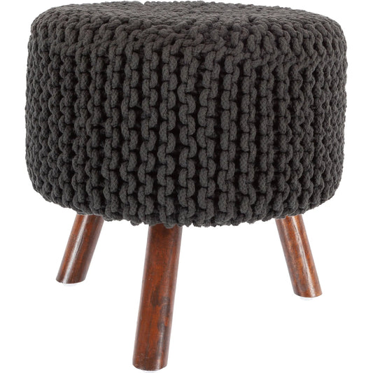 Ida IDA-40408 Stool by Chandra. Made from cotton, wood in a unique style.