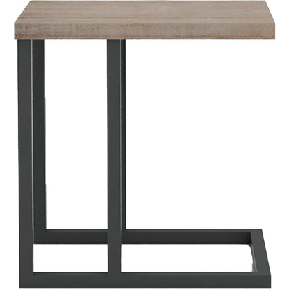 Irondale Laptop Table by LH Imports in light brown, grey and mocha grey, grey. Made from acacia, iron in a modern style.