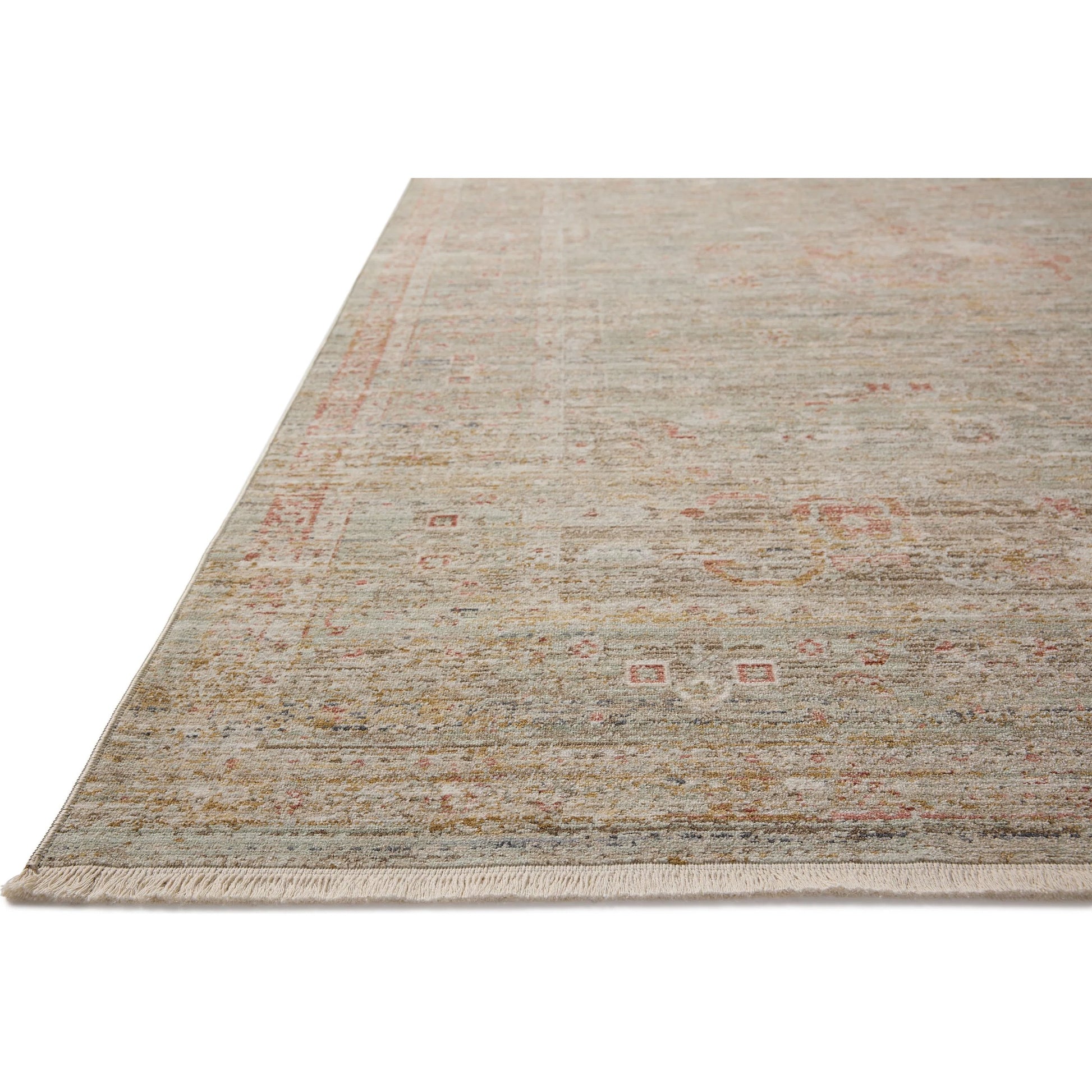 Ida IDA-05 Rug by Chris Loves Julia x Loloi in spa, sunrise. Made from 100% polyester in a unique style.